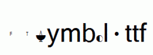 FTSymbol.ttf