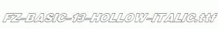 FZ-BASIC-13-HOLLOW-ITALIC.ttf