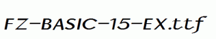FZ-BASIC-15-EX.ttf