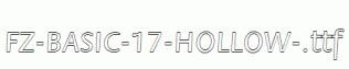 FZ-BASIC-17-HOLLOW-.ttf