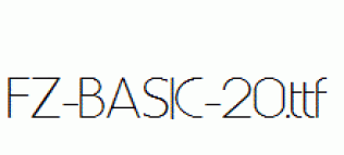 FZ-BASIC-20.ttf