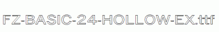 FZ-BASIC-24-HOLLOW-EX.ttf