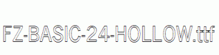 FZ-BASIC-24-HOLLOW.ttf