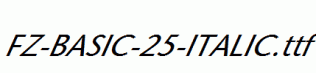 FZ-BASIC-25-ITALIC.ttf