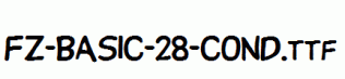 FZ-BASIC-28-COND.ttf