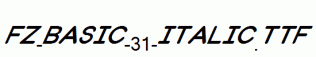 FZ-BASIC-31-ITALIC.ttf