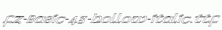 FZ-BASIC-43-HOLLOW-ITALIC.ttf