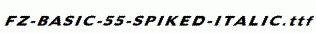 FZ-BASIC-55-SPIKED-ITALIC.ttf