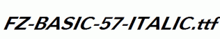 FZ-BASIC-57-ITALIC.ttf