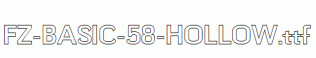 FZ-BASIC-58-HOLLOW.ttf