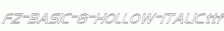 FZ-BASIC-8-HOLLOW-ITALIC.ttf