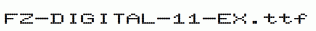 FZ-DIGITAL-11-EX.ttf