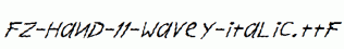 FZ-HAND-11-WAVEY-ITALIC.ttf