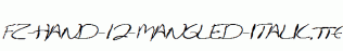 FZ-HAND-12-MANGLED-ITALIC.ttf