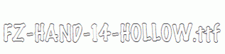 FZ-HAND-14-HOLLOW.ttf