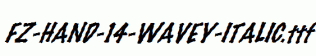 FZ-HAND-14-WAVEY-ITALIC.ttf