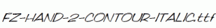 FZ-HAND-2-CONTOUR-ITALIC.ttf
