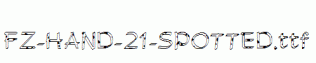 FZ-HAND-21-SPOTTED.ttf