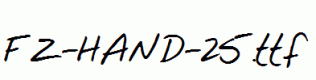 FZ-HAND-25.ttf