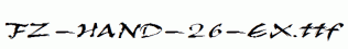 FZ-HAND-26-EX.ttf