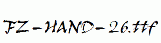 FZ-HAND-26.ttf
