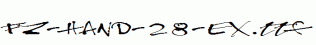 FZ-HAND-28-EX.ttf