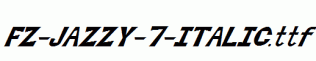 FZ-JAZZY-7-ITALIC.ttf