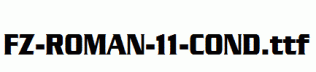 FZ-ROMAN-11-COND.ttf