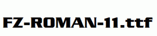 FZ-ROMAN-11.ttf