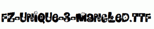 FZ-UNIQUE-3-MANGLED.ttf
