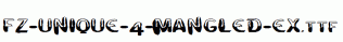 FZ-UNIQUE-4-MANGLED-EX.ttf