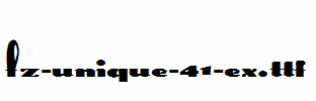 FZ-UNIQUE-41-EX.ttf