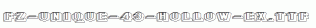 FZ-UNIQUE-43-HOLLOW-EX.ttf