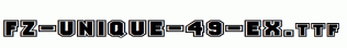 FZ-UNIQUE-49-EX.ttf
