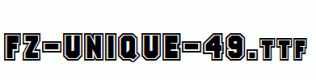 FZ-UNIQUE-49.ttf
