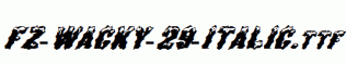 FZ-WACKY-29-ITALIC.ttf