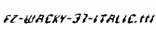 FZ-WACKY-37-ITALIC.ttf