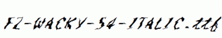 FZ-WACKY-54-ITALIC.ttf