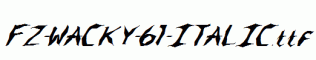 FZ-WACKY-61-ITALIC.ttf