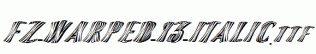 FZ-WARPED-13-ITALIC.ttf