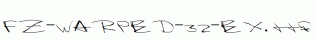FZ-WARPED-32-EX.ttf