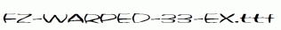 FZ-WARPED-33-EX.ttf
