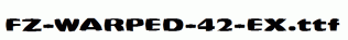 FZ-WARPED-42-EX.ttf