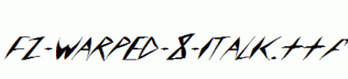 FZ-WARPED-8-ITALIC.ttf