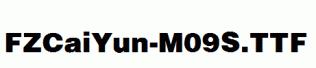 FZCaiYun-M09S.ttf