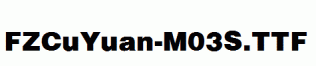 FZCuYuan-M03S.ttf