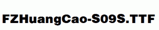 FZHuangCao-S09S.ttf