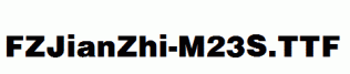 FZJianZhi-M23S.ttf