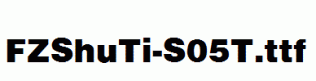 FZShuTi-S05T.ttf
