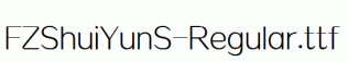 FZShuiYunS-Regular.ttf